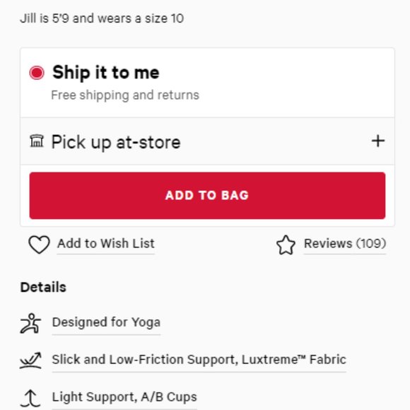 Lululemon Free to Be Wild Bra - White - Light Support - Picture 3 of 5